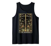 The Bassoon Instrument Bassoonist Bassoon Player Tarot Card Tank Top