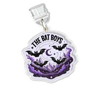 The Bat Boys Charms for Kindle for Phone, Dust Plug Charm 1.5 Inches ACOTAR Bookish, Book Club, Romantasy, Bat Wings, Bat Lightning/Type C Charging Port Acrylic Material Accessories for E-Reader Gifts