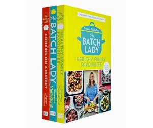 The Batch Lady Collection 3 Books Set By Suzanne Mulholland (The Batch Lady, Healthy Family Favourites, Cooking on a Budget)