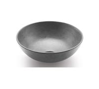 The Bath Collection Countertop Basin MICROCEMENTO 400x150mm Dark Grey