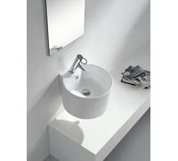 The Bath Collection Wall Hung Basin HAMBURG 400x420x250mm White