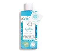 The Bath Factory Shower Gel for Body Wash | 100% Vegan & Ocean Soap Contains Natural Sea Salt | Moisturizing Liquid Soap as Bath Products for Men & Women | 13.5 Fl Oz (Endless Ocean)
