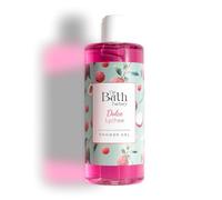 The Bath Factory Shower Gel with Dolce Lychee Extract, 100% Vegan Moisturizing Body Wash, 13.5 Fl Oz, Natural Ingredients