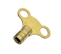 The Bath People Radiator Bleed Key | 5mm Solid Brass | Easy Grip Design | Venting Air Valve | Single Key