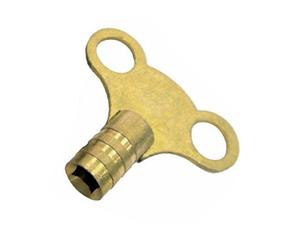 The Bath People Radiator Bleed Key | Radiator Key | Solid Brass | Easy Grip Design | Venting Air Valve | Single Key