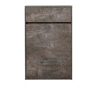 The Bath People Urban Bathroom Metallic Brown WC Back to Wall Unit Toilet- Includes Cistern