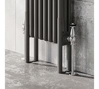 The Bath People Utopia Traditional Double Column Radiator Support Feet - Anthracite