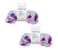 The Bath Shop Satin Shower Cap - Keep Your Hair Dry When Showering With the Bath Shop Satin Shower Cap - Pack of 2