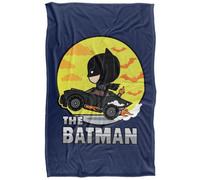 The Batman 2022 Batmobile Soft Touch Blanket Multicoloured (147Cm X 91Cm)