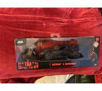 The Batman 2022 Film Batmobile with Figure 1:32 Diecast Model