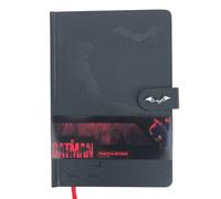 The Batman A5 Leather Notebook with Batsymbol Design - Official Merchandise (SR73653)