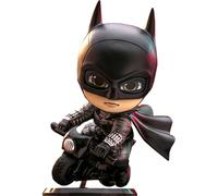 The Batman Batman and Batcycle Highly Collectible 12.5 cm Cosbaby Set Figure