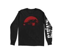 The Batman Red Car & Figure Long Sleeve T Shirt DC Comics Black S