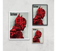 The Batman Silhouette Giclee Art Print - A4 - Print Only