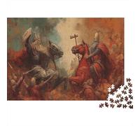 The Battle between Good And Evil 70x50cm/1000pcs Erwachsenenpuzzle - Erwachsenenpuzzle DIY-Puzzlespielzeug