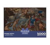 The Battle between The Gods And The Giants Wooden Jigsaw Puzzle Waterproof 1000 Piece Puzzles for Adults Gifts Challenging And Brainteasing Home Decoration