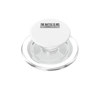 The Battle Is His 2 Chronicles 20 15 Christian Faith Jesus PopSockets PopGrip for MagSafe