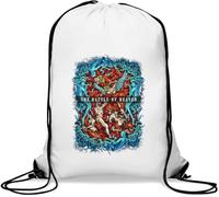 The Battle Of Heaven Abstract Religion Gym Sack Casual Drawstring Bag White
