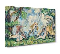 The Battle Of Love By Paul Cezanne Canvas Print for Living Room Bedroom Home Office Décor, Wall Art Picture Ready to Hang, 30 x 20 Inch (76 x 50 cm)
