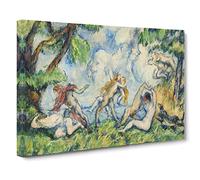 The Battle Of Love By Paul Cezanne Classic Painting Canvas Wall Art Print Ready to Hang, Framed Picture for Living Room Bedroom Home Office Décor, 30x20 Inch (76x50 cm)