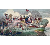The Battle of Queenstown Heights 13th October 1812. From An Illuminated History of North America from the earliest period to the present time published 1860. Poster Print by Ken Welsh (20 x 11)