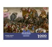 The Battle of Zama Wooden Jigsaw Puzzle Waterproof 1000 Piece Puzzles for Adults Colourful Educational Games