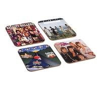 The Bay City Rollers Album Cover 4 Piece Wooden Coaster Set