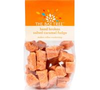 The Bay Tree Crumbly Salted Caramel Fudge - 8 x 160g Bags | Handcrafted Traditional British Fudge | Rich, Buttery & Melt-in-the-Mouth | Great for Gifts, Hampers & Treats