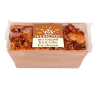The Bay Tree Mini Nut Topped Fruit Cake for Cheese - 10 x 140g Packs | Traditional British Fruit Cake with Mixed Nuts | Great Cheese Pairing | Great for Gifting & Entertaining