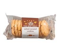 The Bay Tree Salted Caramel Biscuits - 12 x 150g Packs | Buttery Crunch with Sweet & Salty Caramel Flavour | Handcrafted British Biscuits | Great for Gifts, Hampers & Snacking