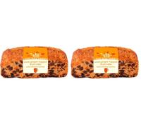 The Bay Tree Stem Ginger Topped Fruit Cake - 310g | Rich, Moist, Fruity and with Crystallised Ginger | Handcrafted British Cake | Great for Gifting, Afternoon Tea & Festive Treats (Pack of 2)