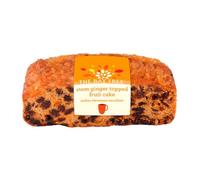 The Bay Tree Stem Ginger Topped Fruit Cake - 310g | Rich, Moist, Fruity and with Crystallised Ginger | Handcrafted British Cake | Great for Gifting, Afternoon Tea & Festive Treats