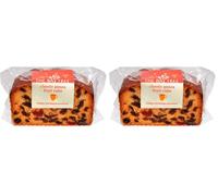 The Bay Tree Sultana Mixed Peel & Cherries Cake - 310g | Classic British Fruit Cake with Mixed Peel, Sultanas & Glacé Cherries | Handmade in the UK | Great for Gifts & Tea Time (Pack of 2)