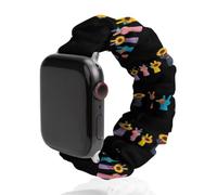 The Be Kind Sign Language Art Scrunchie Watch Band Elastic 42mm/44mm
