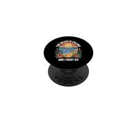 The Beach Is Calling And I Must Go, Beach Summer Trip PopSockets Adhesive PopGrip