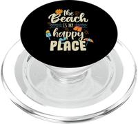 The Beach is my happy place PopSockets PopGrip for MagSafe