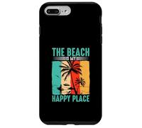 The Beach Is My Happy Place Surfer Lifestyle Summer Vibes Case for iPhone 7 Plus/8 Plus