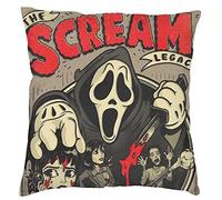 The Beach Stop Ghostface Scream Scary Horror Movie Themed Cushion Cover | Unique Home Decor Inspo Gift Idea | 45x45cm 18x18” | The Scream Legacy