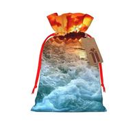 The Beach Sunset Gift Bag with Handles and tag, Perfect for Christmas, Birthday, Wedding or Daily Gift - (S)