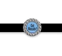 The Bead Shop 10mm Beads For Collars - Silver - Got Biscuits
