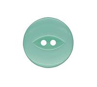 The Bead Shop 20 Pack Round Fish Eye Buttons, Baby Buttons, Sewing, Knitting & Crafts - Turquoise 16mm / 26 Lignes