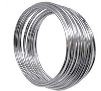 The Bead Shop 2mm Aluminium Craft Wire 12 Gauge - 5m (16.5ft) Bendable Wire for Jewellery Making, Sculpting, Floral Crafting, Armature, Wrapping, Bike Modelling and More