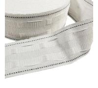 The Bead Shop Curtain Tape | White 50mm 2 Inch Header Tape 10 metres | Heading for Pencil Pleat, Wave Curtains | Supplied A UK Brand