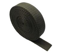 The Bead Shop - Heavy Duty Polypropylene Webbing Strap Tape for Rucksack, Backpacks, Luggage/Cargo Strapping, Belts - 5 Metres (Khaki, 50mm)
