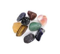 The Bead Shop Polished Tumblestone Gemstones, Pocket Reiki Chakra, Large Mix, 100g Pack (8 to 10 Stones, Size: 25mm - 40mm)