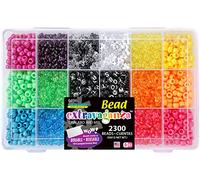 The Beadery - Bead Extravaganza Chalkboard Bead Box - 2300 Beads - 6496