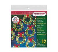 The Beadery Beaded Ornament KIT EVGRN WRTH, Multi Color
