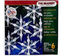 THE BEADERY Beaded Ornament KIT SAPHR SNWF, Multi, One Size