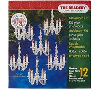 The Beadery Holiday Beaded Ornament Kit Christmas Chandeliers Makes 12