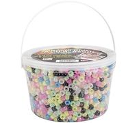 The Beadery Ultra Kandi Rave Bead Glow Bucket, Dark Multicolor